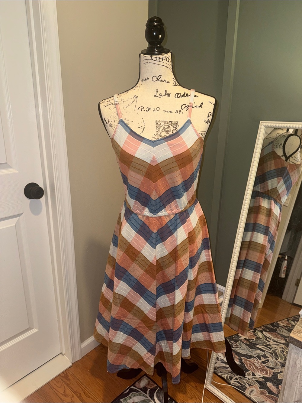 L.L. Bean Lined Spaghetti Strap Sundress